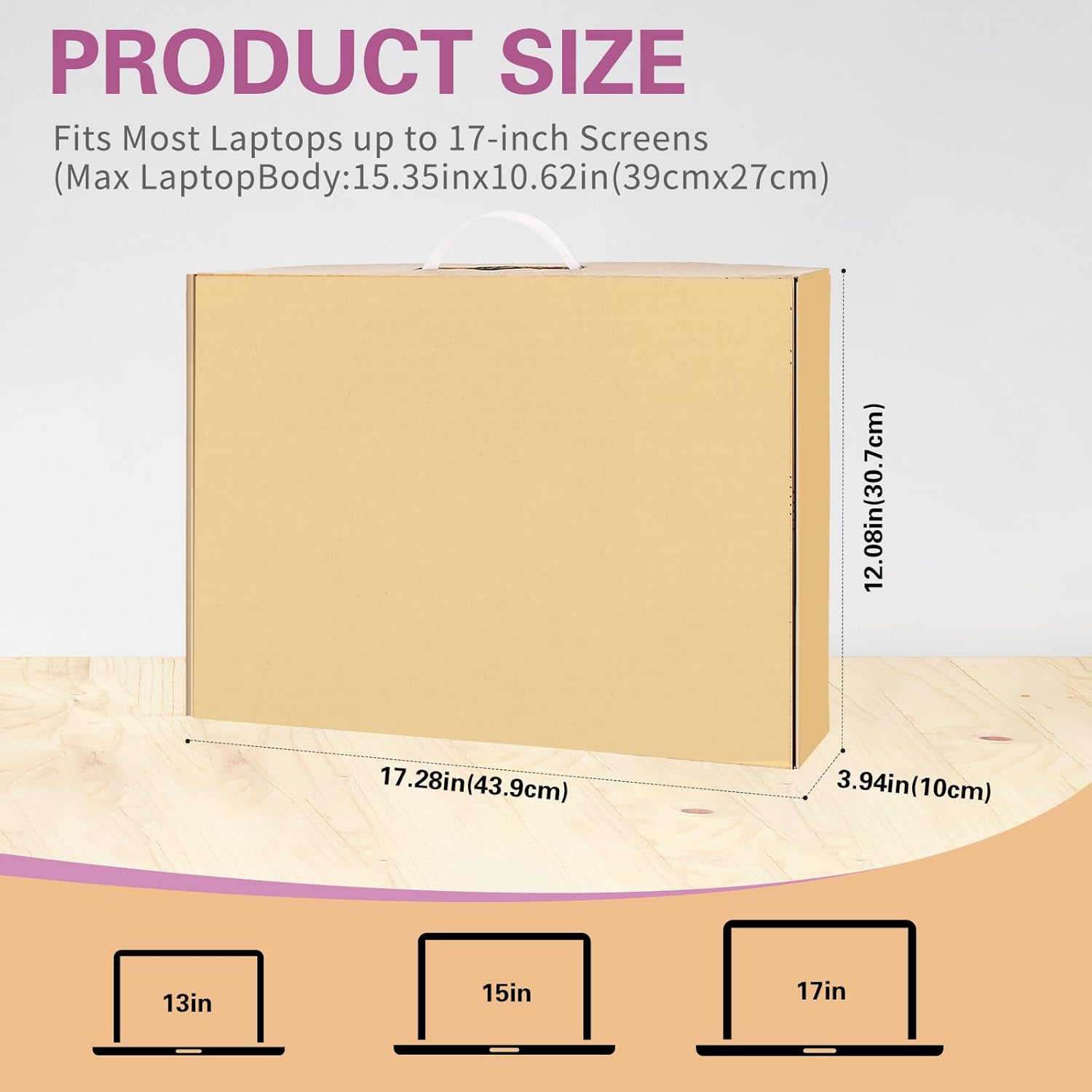 2-Pack Laptop Shipping Boxes with Anti-Static Bag, UN3481 Label& Foam - Laptop Boxes for Shipping 10-17 Inch Notebook Computer - Padded Mailer Return Kit for Moving, Compatible with Dell HP MacBook