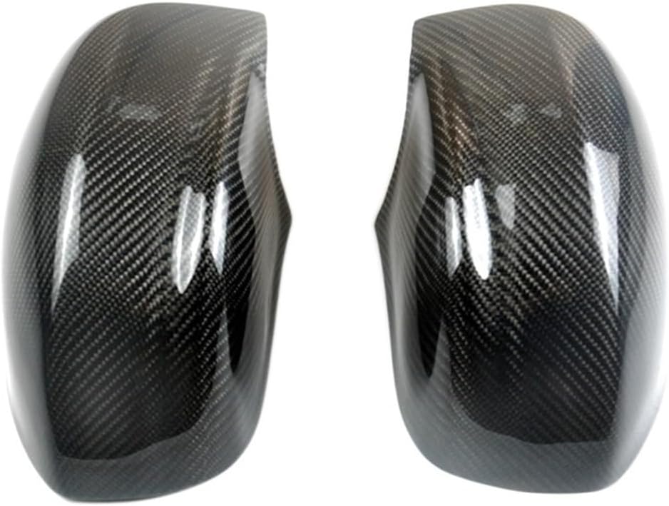 R35 2009-2020車のリアビューミラーカバーシェルトリムフレームカーブンファイバーと互換性