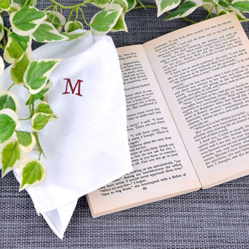 Boxed-Gifts Monogrammed Handkerchiefs For Men thumb #3