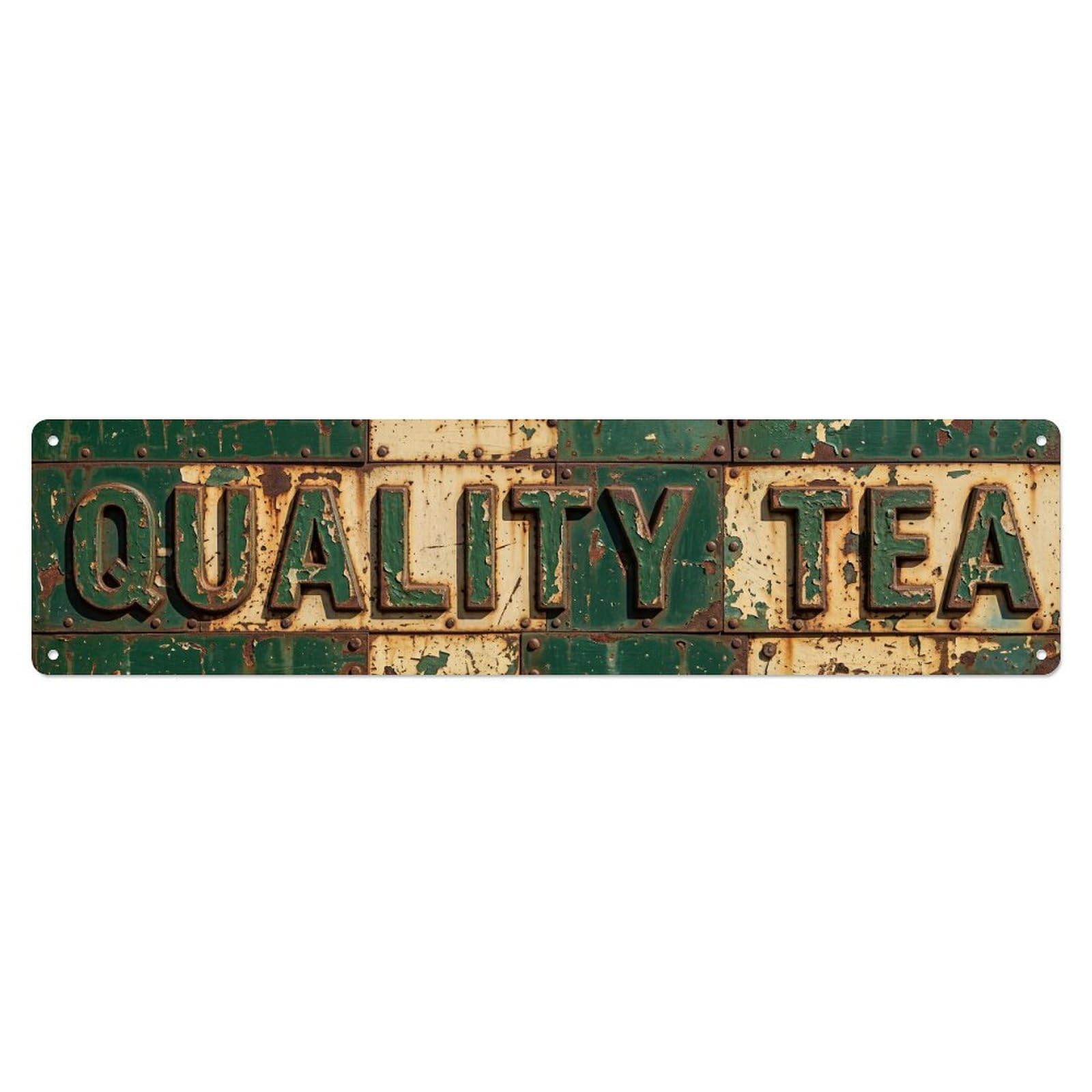 Okahys 4X16inch(10X40cm) Quality Tea Retro Bar Metal Tin Sign