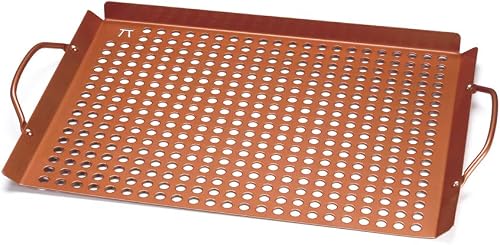 Outset QN71 grill part, Copper Large Grill Grid with Handle