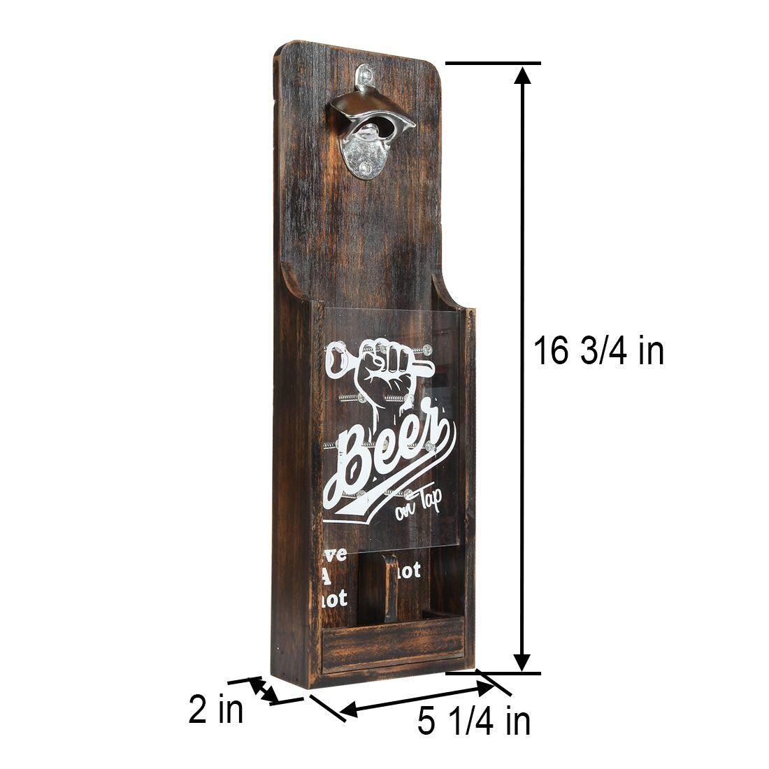 Beer Black Iron Beer Bottle Barrel - Large Capacity Wall-Mounted ...