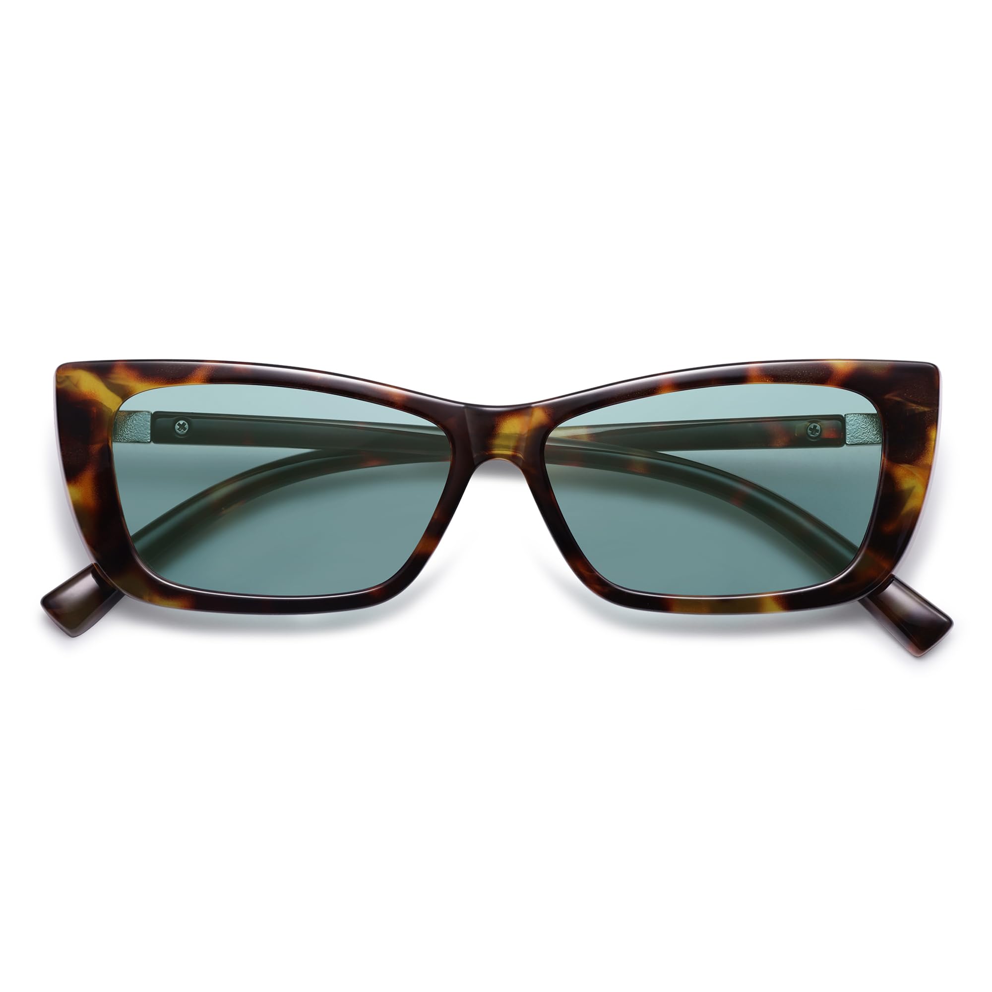 Appassal Retro Rectangular Cateye Sunglasses for Women 2025 Trendy 90s Fashion Vintage Sunnies AP3724