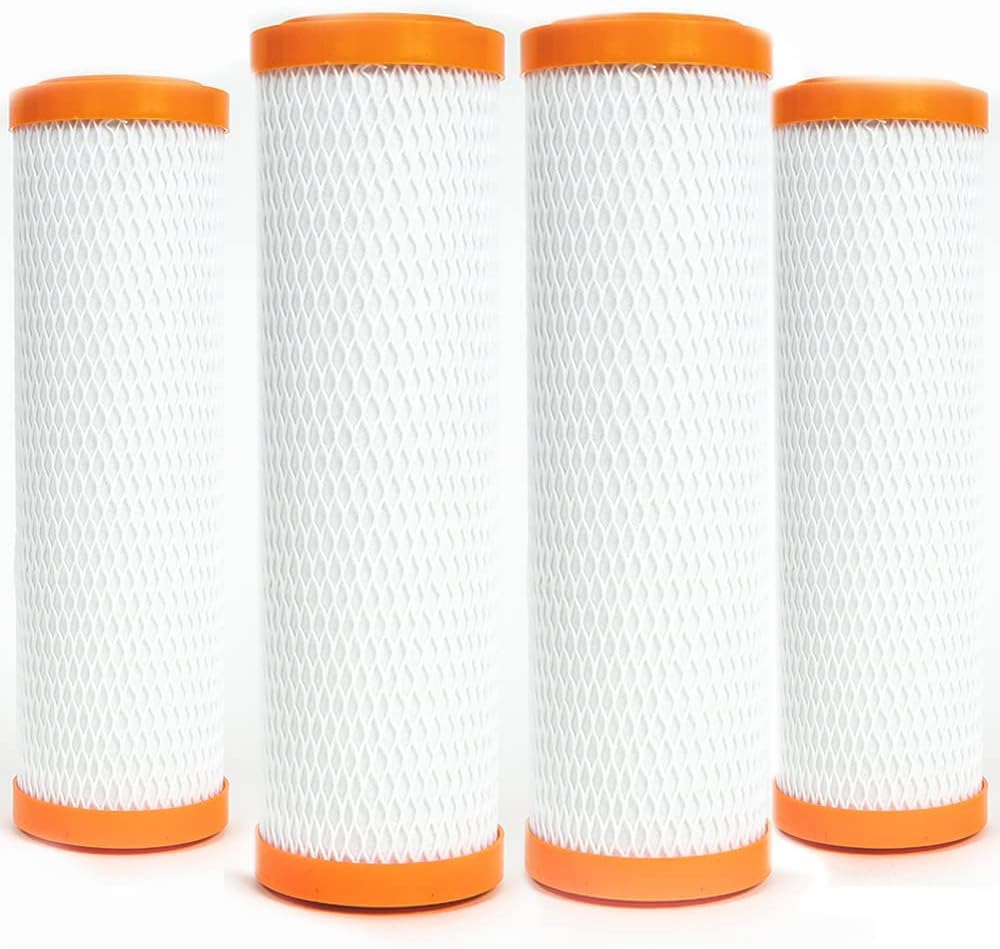 Superpure Trinkwasserfilter (4er-Pack) | Hochleistungsfilter beseitigt Schadstoffe, Keime & Bakterien im Trinkwasser