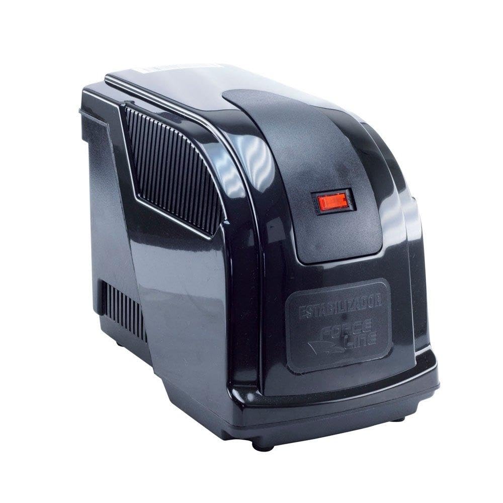 Force Line - Estabilizador eletrodom 3KVA biv/115V met preto, 1 Unidade