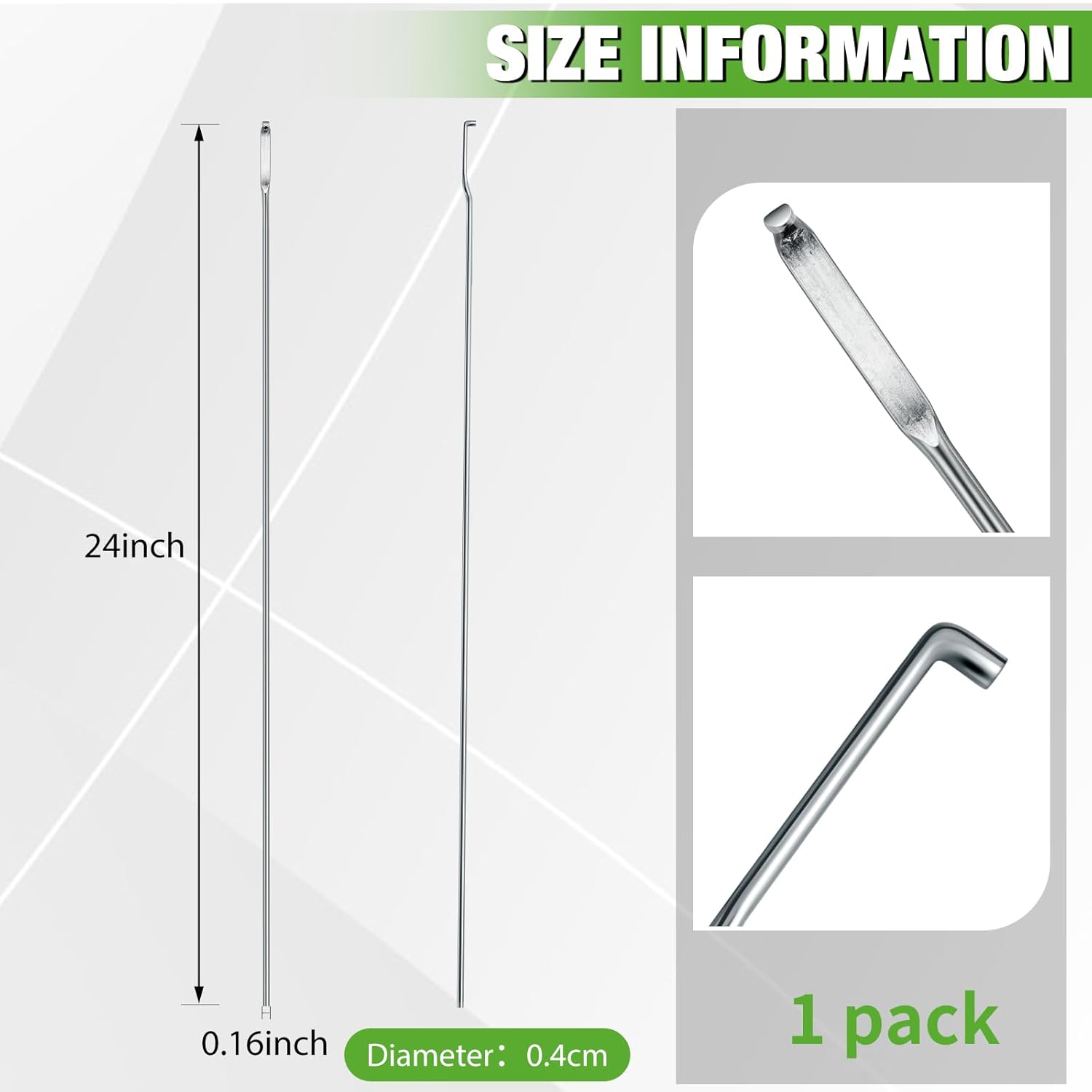 1 Pcs Mobile Home Vinyl Skirting Windbreak Rods 24" Long Trailer Skirting Rods for Mobile Home Exterior
