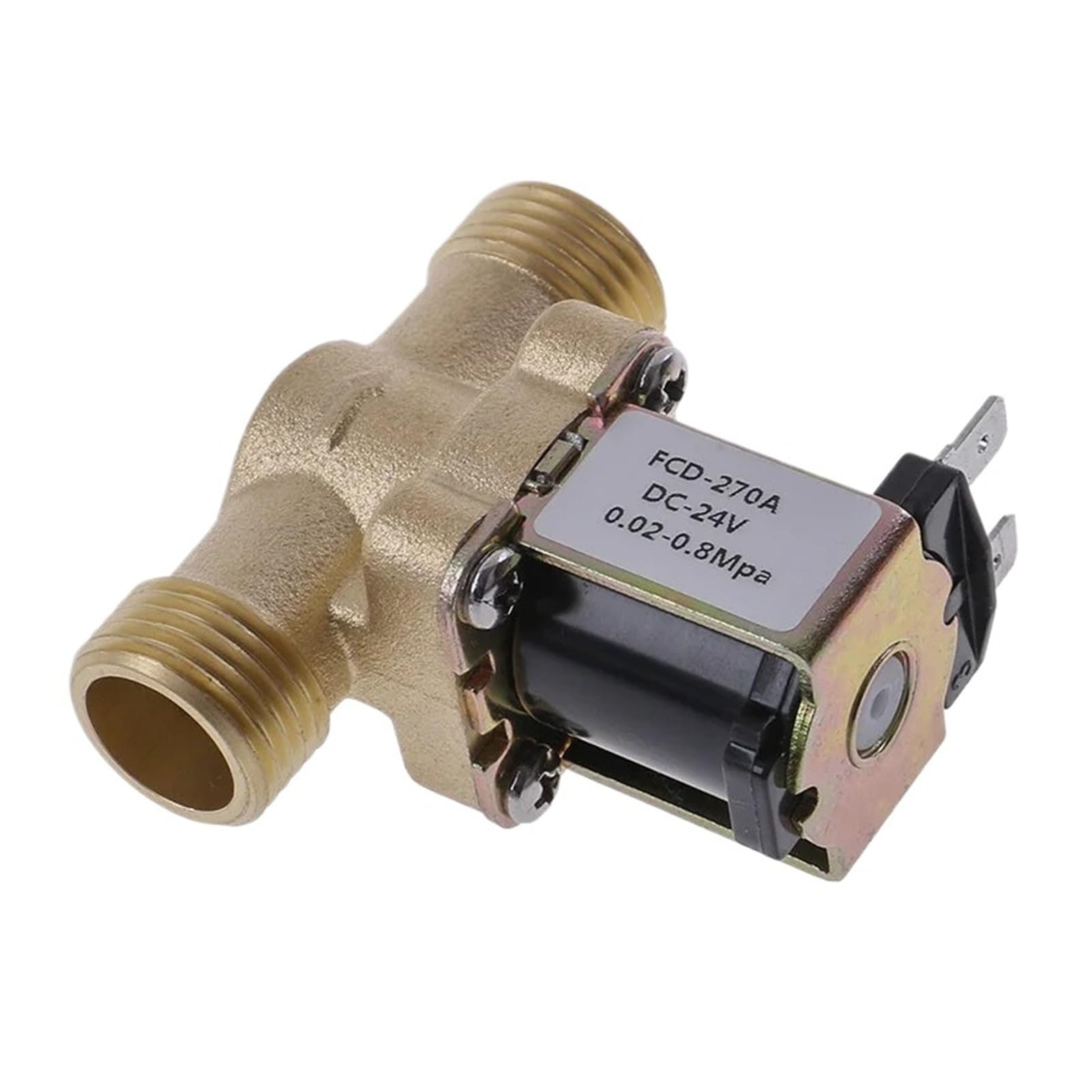 Électrovanne laiton G1/2 24V haute durabilité solaire