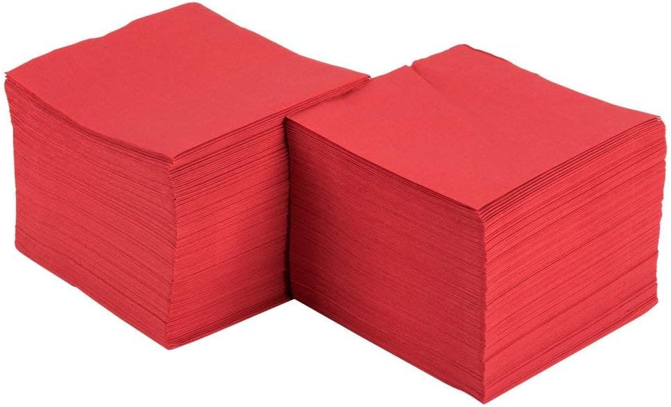 Perfectware 2 Ply Red Beverage Napkin.1000ct