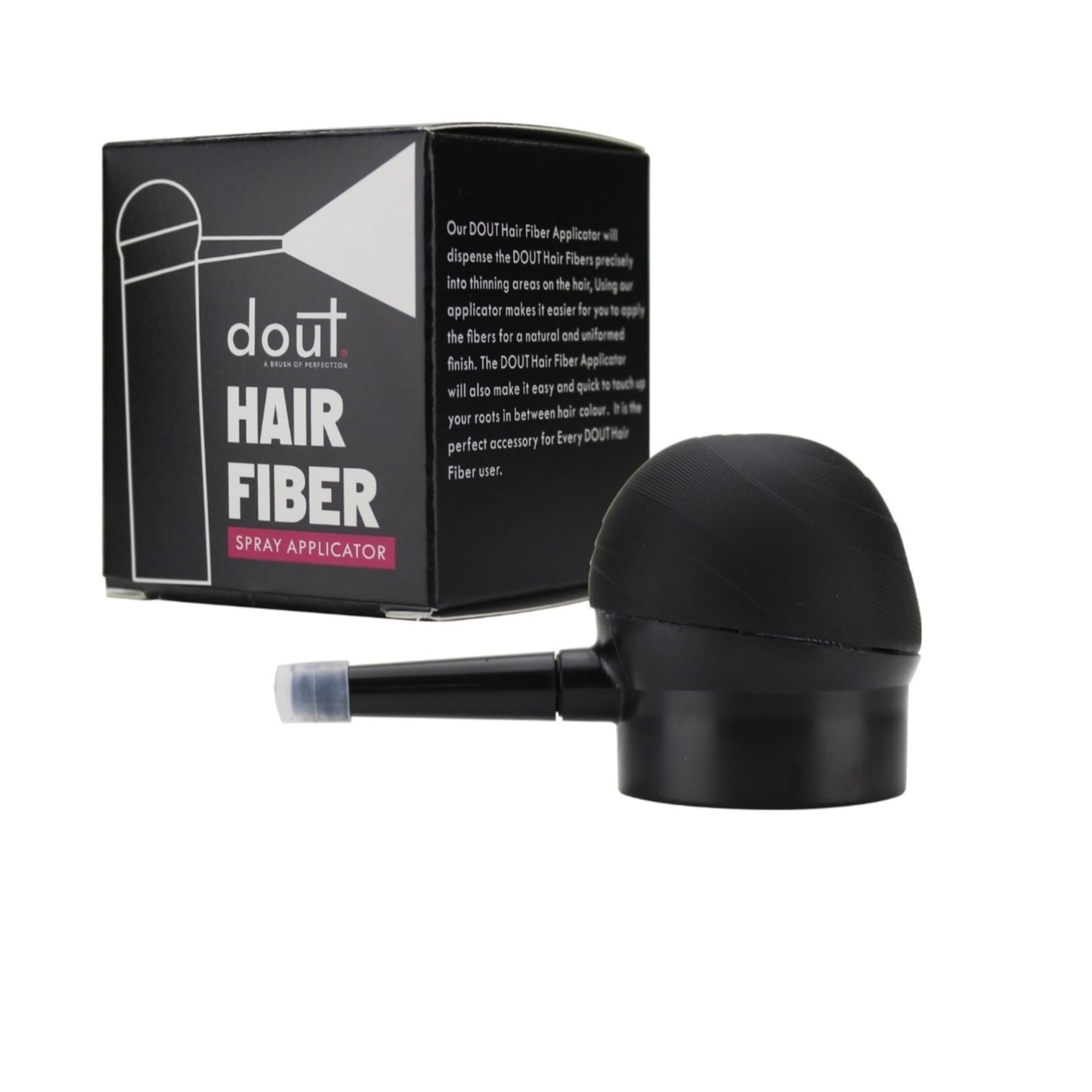 Dout Hair Keratin Fibre Spray Applicator Nozzle - To Give Even spread of Fibres on Bald Areas and Thining Hair-picture-42