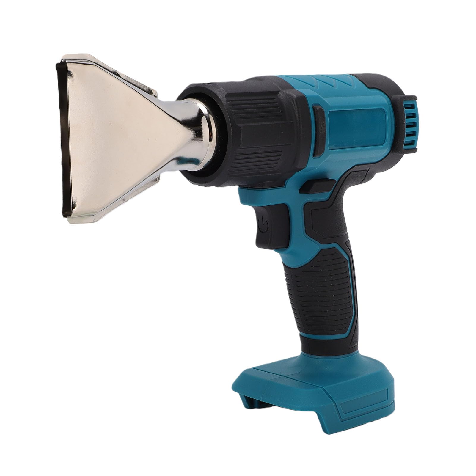 Pistola Termica Senza Fili, Pistola Ad Aria Calda con Batteria da 18 V Display LCD Digitale Temperatura Regolabile 50-550 ℃ 5 Impostazioni del Flusso D'aria per Svernicia