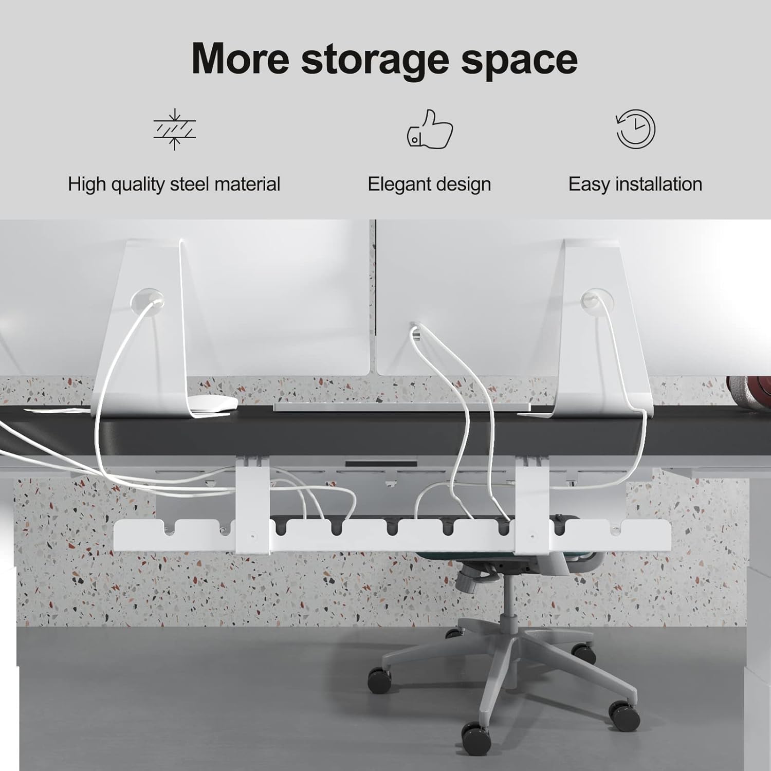 Cable tray providing more storage space