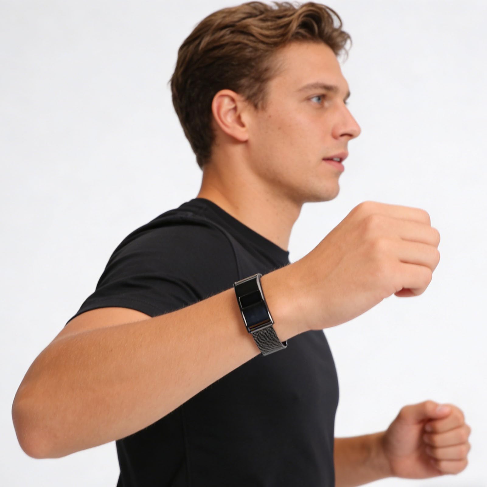 Topiky Pulsera Inteligente, Rastreador de Salud y Actividad Física, Pulsera de Actividad Física Portátil, Rastreador de Sueño 24 Horas, de para Hombres y (Black)