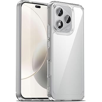 Case for Honor 400 Lite 5G Military Ultra Slim Mobile Phone Case Never Yellowing Scratch-Resistant Hard PC Back Case Shockproof Transparent Protective Case Transparent