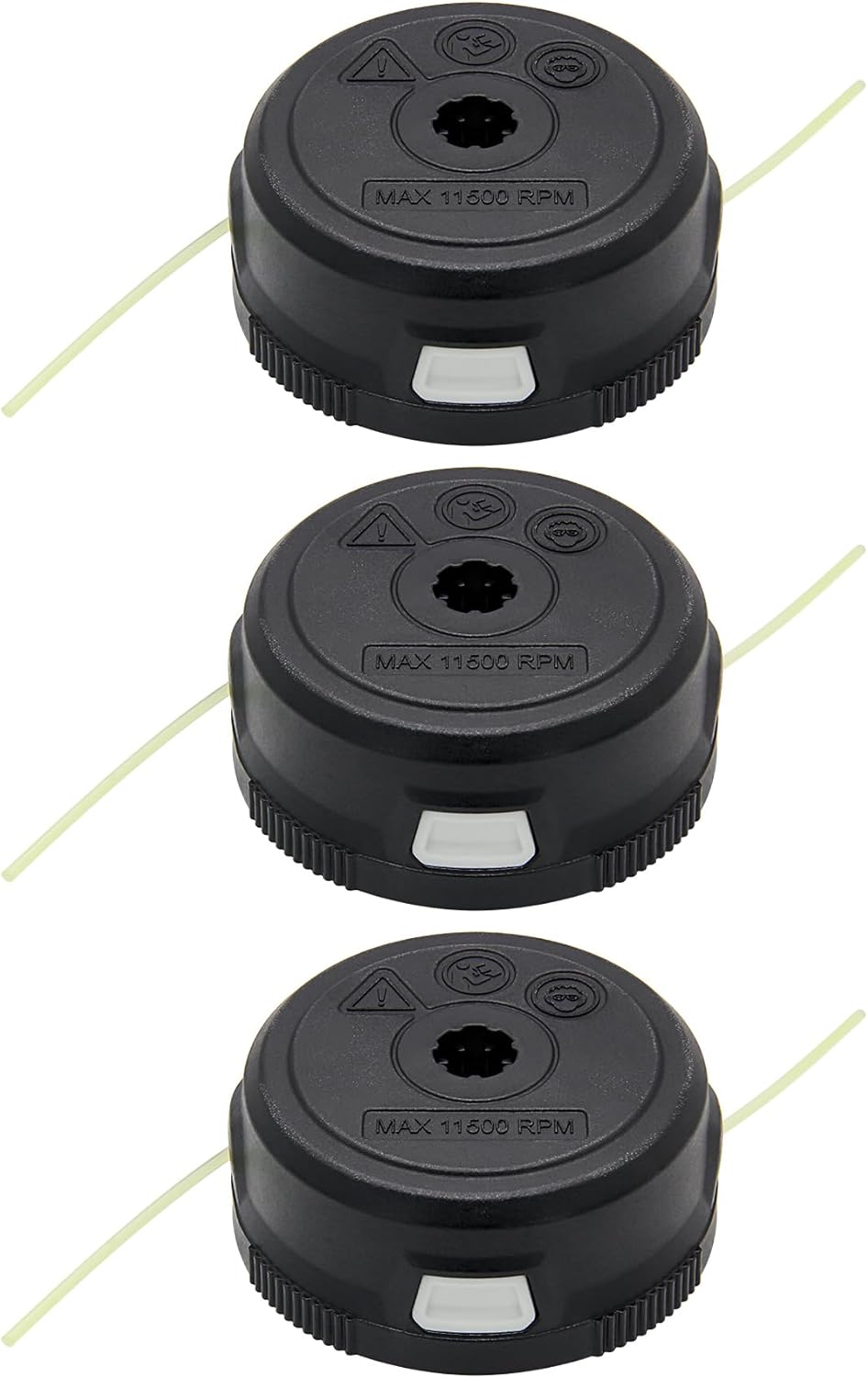 3Pack C3-2 Trimmer Head Fits for Stihl FSA57 FSE52 Weed Eater Head, Replace 4009 710 2106 Weed Eater String