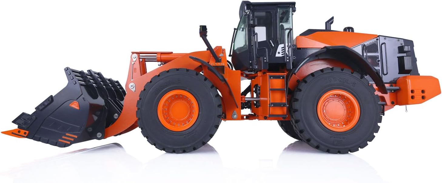 1/14 RC Hydraulic Loader Model for ZW370 Metal JDM 198 RTR RC Construction Car Model I6S Radio Controller Light 201 Sound Charger Battery