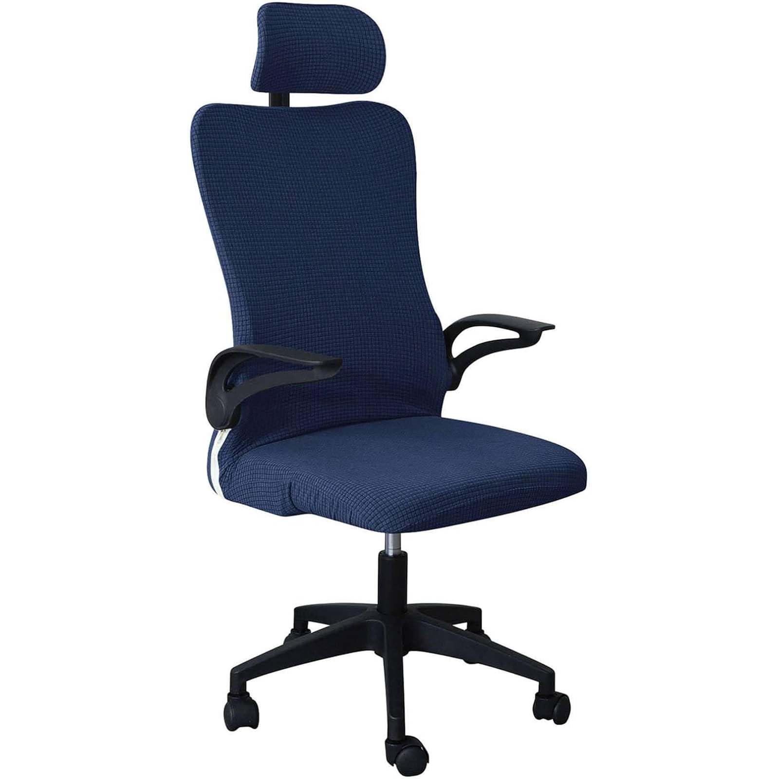 Leomix F Universal Computer Office Chair Slipcover, With Headrest, Removable Gaming Chair Covers, Or Reclining Racing Gaming Gaming Chair,
