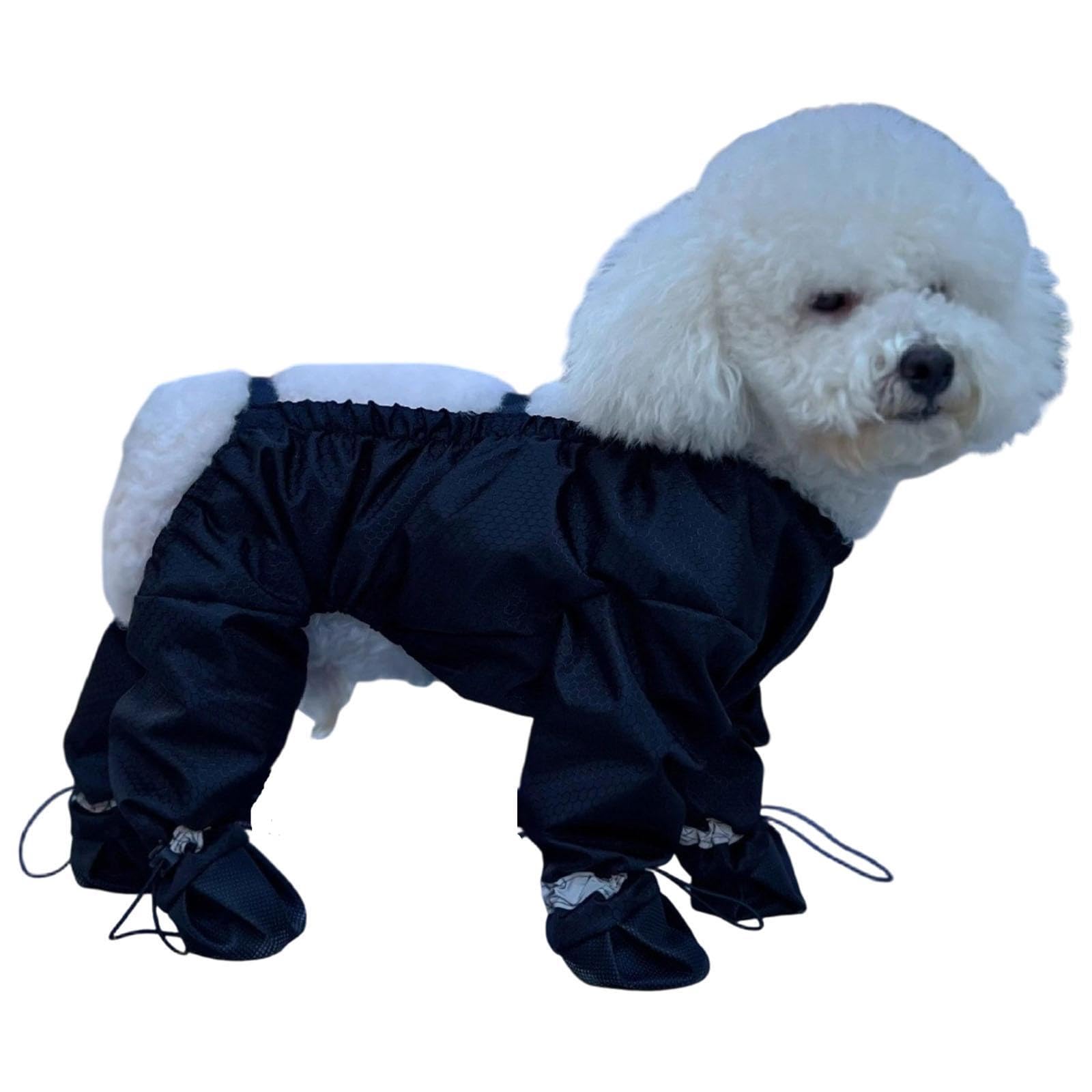 Bottes d'hiver pour chiot avec combinaison de neige imperméable et bretelles réglables XL