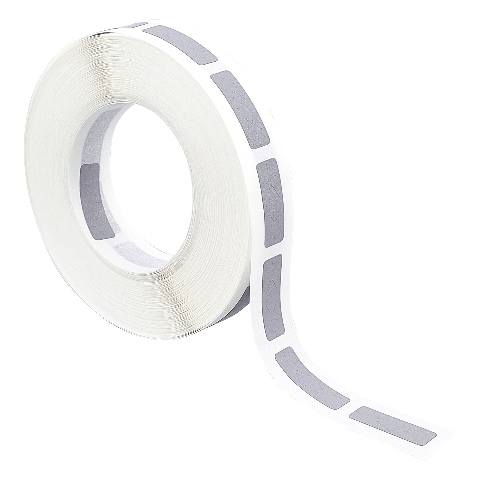 FINGERINSPIRE 3000pcs Silver Scratch Off Sticker Rectangle Labels 0.7x0.2 Inch, 3 Roll Designed to DIY Scraping Award Card, Raffles, Promotions, Wedding