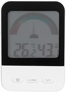 Digital Electronic Temperature Humidity Meters,Hygrometer Indoor Thermometer,Digital Electronic Thermometer Hygrometer with LCD Backlight Display for Indoor Greenhouse