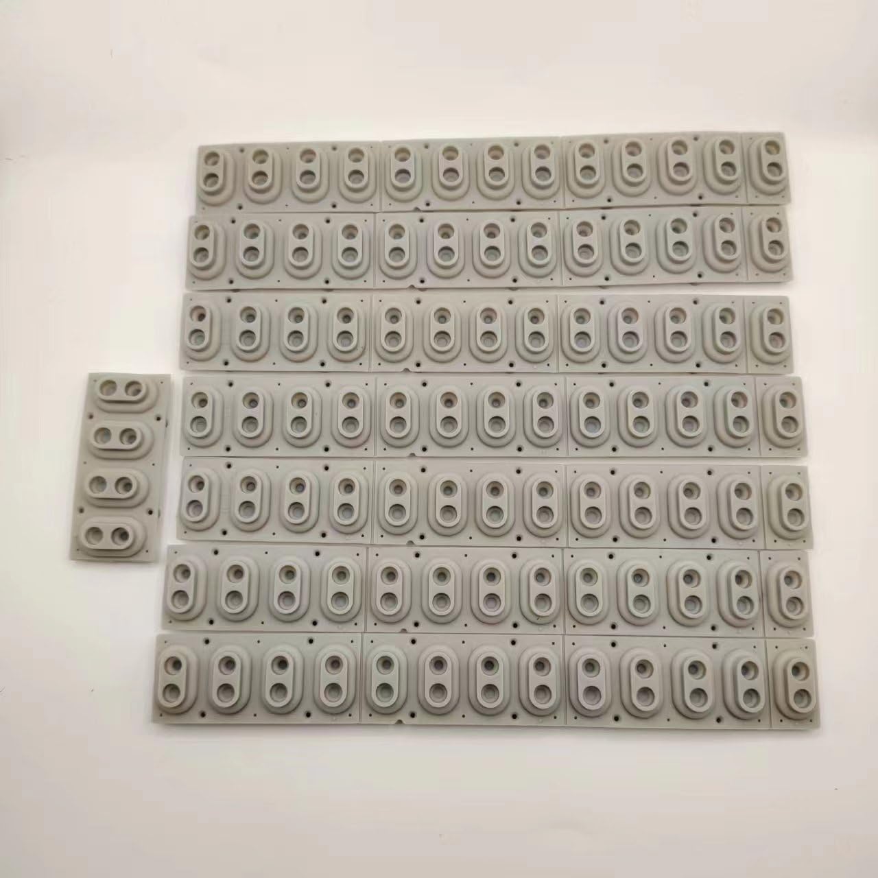 Silicon Key Contact Conductive Rubber Strip For Korg Pa60 Pa80 PA800 PA1X2X PA3X PA4X N364 N 364 Triton (7pcs+1X4keys)