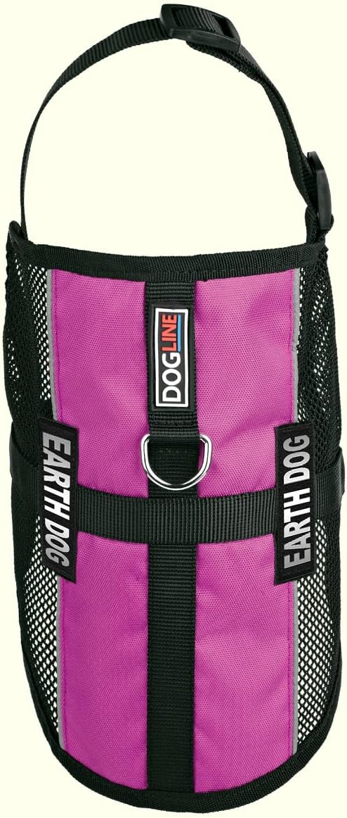 Dogline Maxaire Multi-Purpose Mesh Vest for Dogs and 2 Removable Earth Dog Patches, 30 to 38", Pink