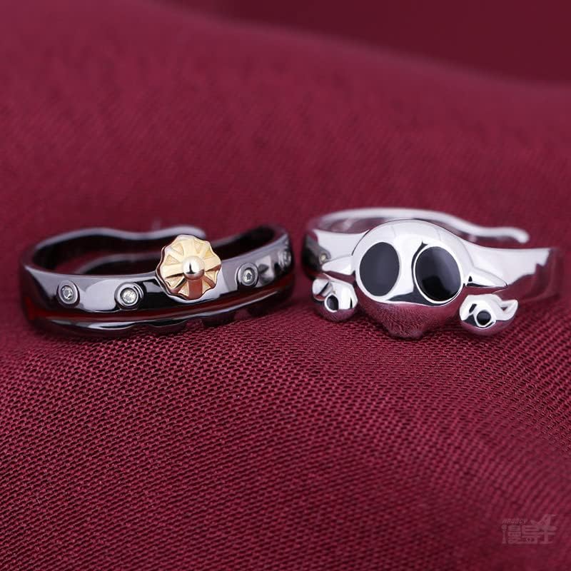 Hanako-kun Rings Yashiro Nene Cosplay Ring Male Female Couple Opening ring 925 Silver jewelry Toilet-bound Hanako-kun Rings4
