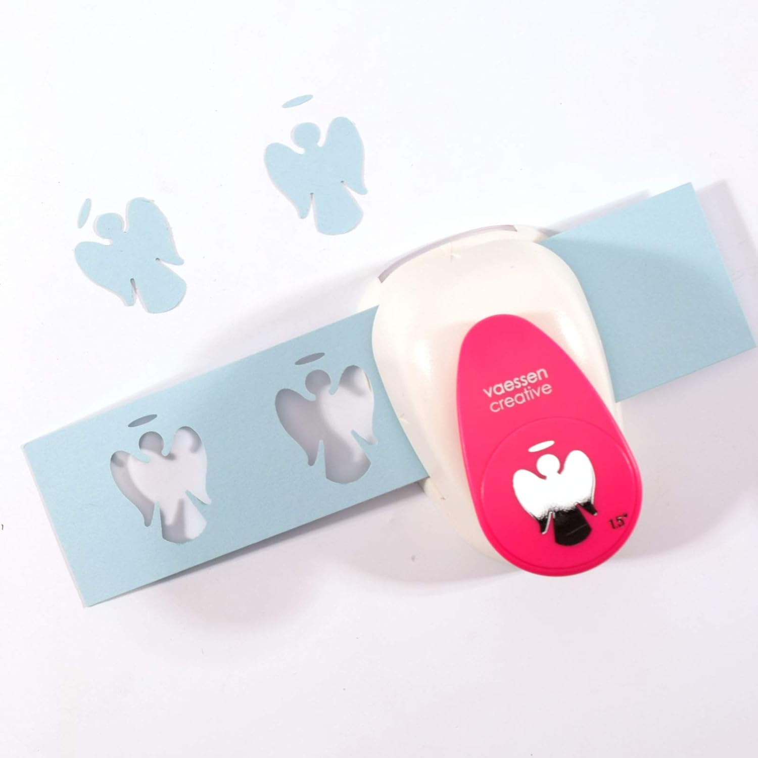 Vaessen Creative Craft Paper Punch Angel Motive Puncher, Multi-Colour, Maxi