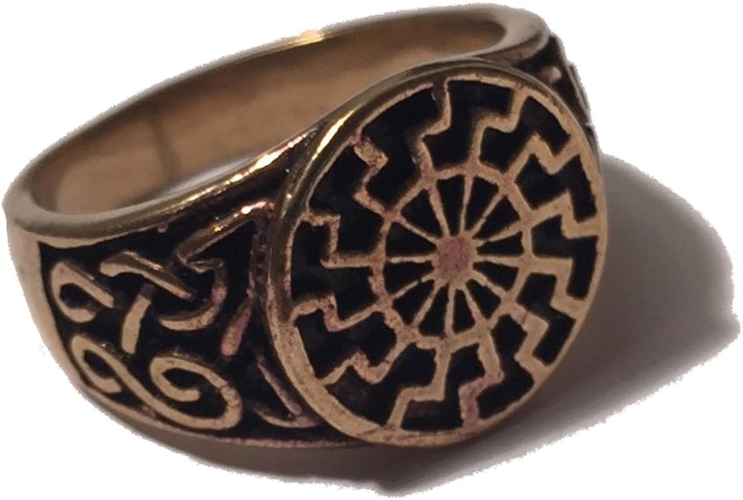 Black Sun – SEALING RING (in Bronze) Ring Size: 22/70