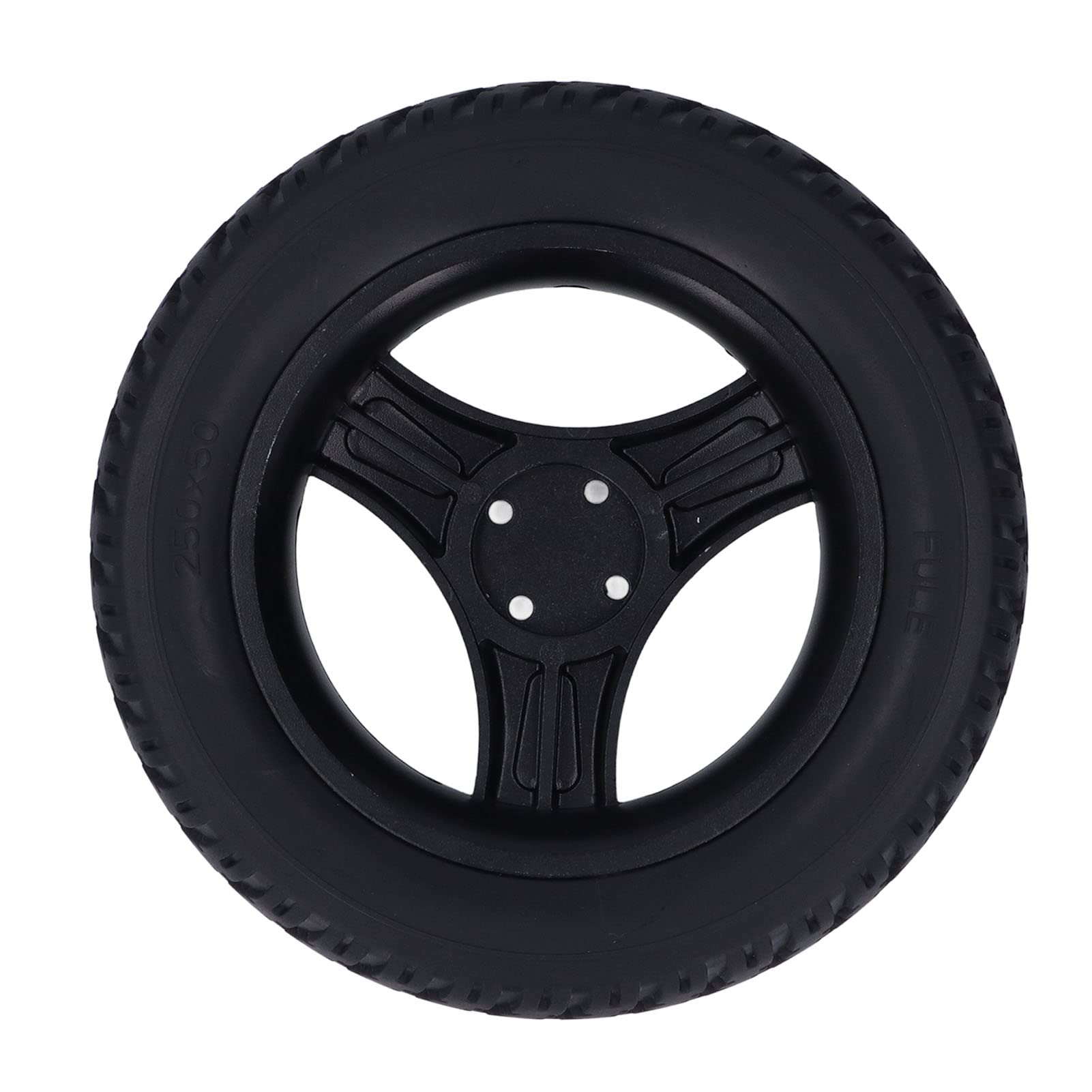 Rueda para silla de ruedas, rueda de aleación de acero, a prueba de explosiones, con repuesto de neumático de andador, 250 mm