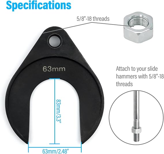 CV Axle Removal Tool 63mm
