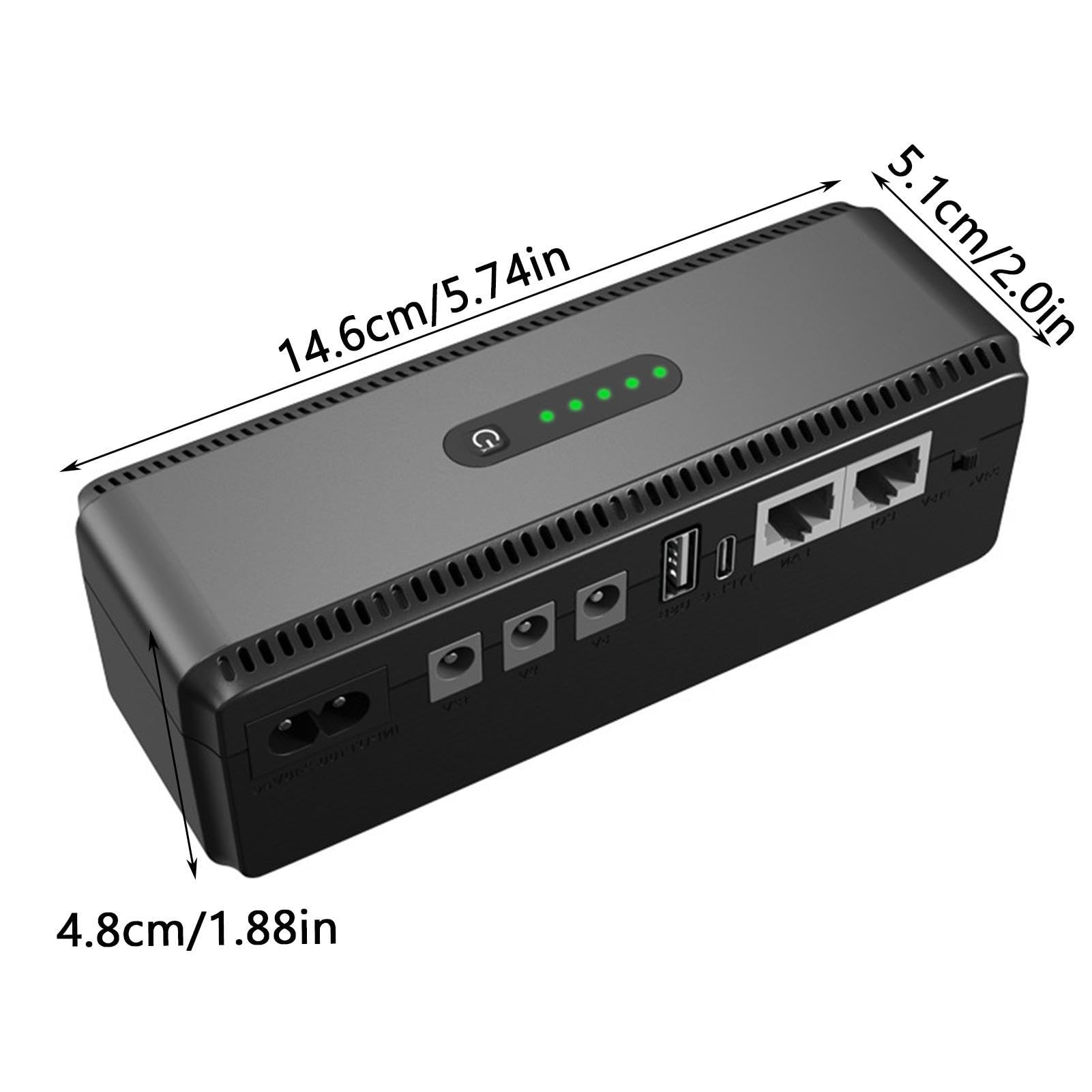 Unità di alimentazione a batteria per router WiFi 10400 mAh Ricaricabile