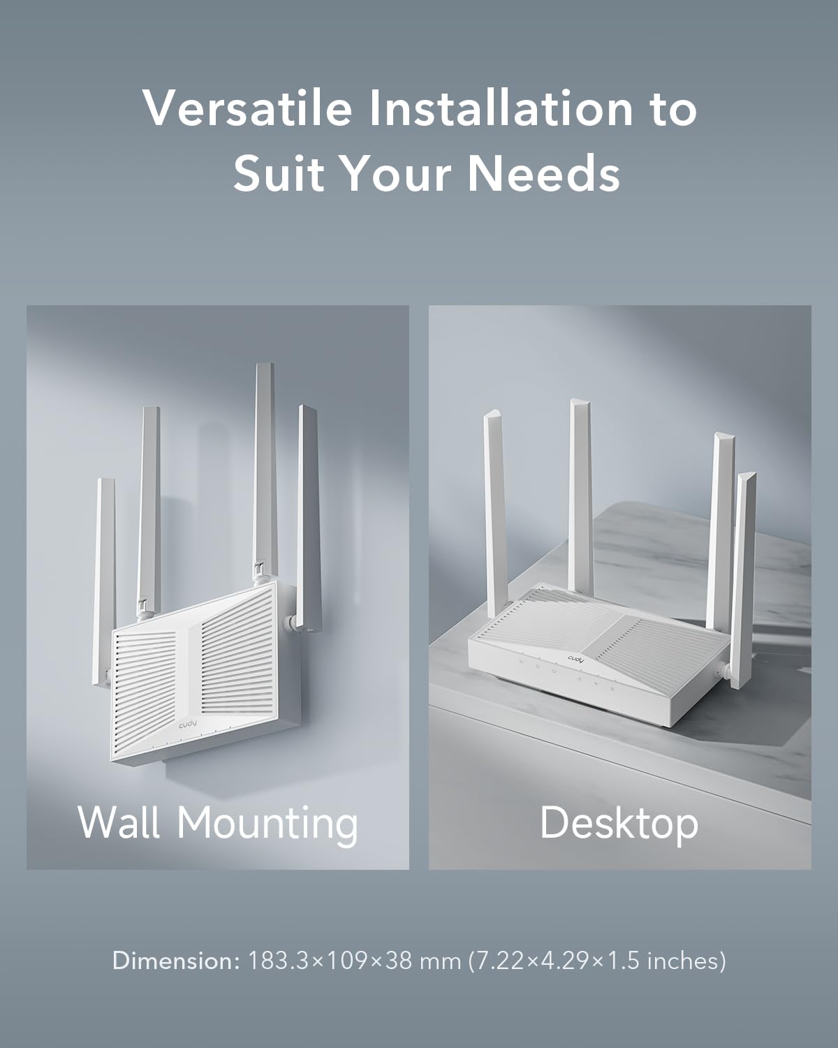 Cudy AC1200 punto de acceso inalámbrico, Gigabit RJ45, solución WiFi empresarial con malla, conformación de haz, itinerancia, MU-MIMO, PoE o alimentación CC, AP1300D