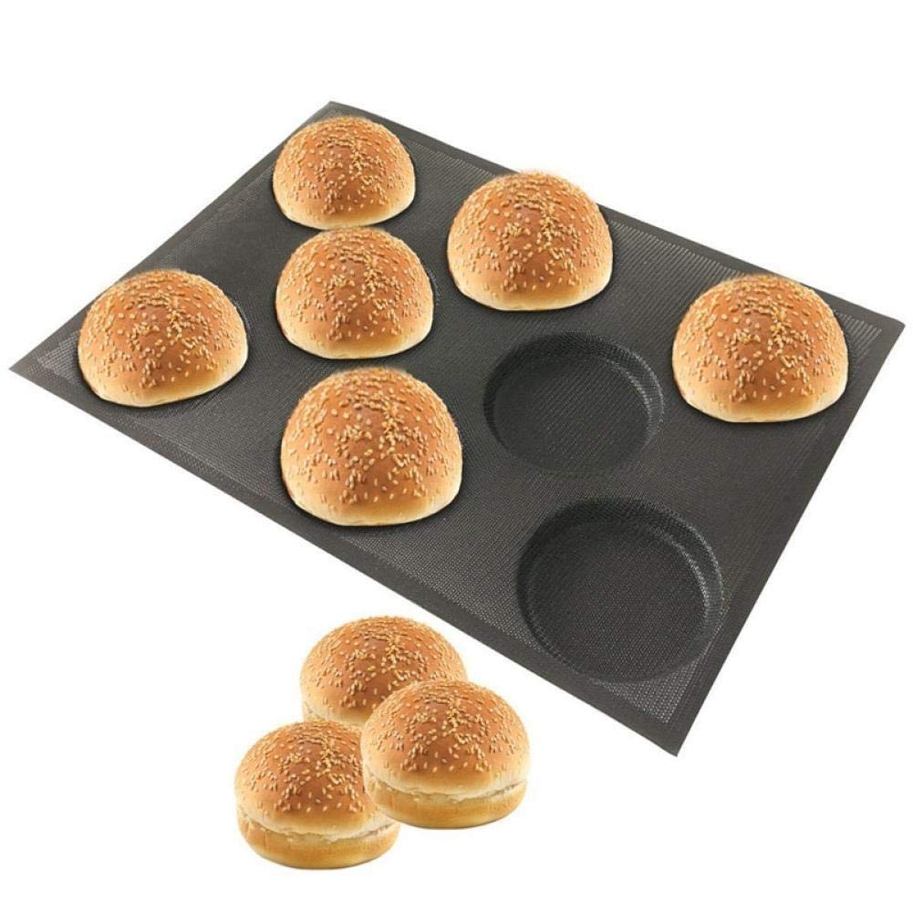 Moule à pain silicone 8 trous pour réussir vos mini pains dorés sans qu'ils accrochent