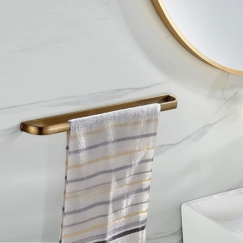 Miniatura 5 de Leyden Toallero de latón, jabonera de ducha de baño antiguo, accesorio de baño montado en la pared, gancho de barra de toalla retro