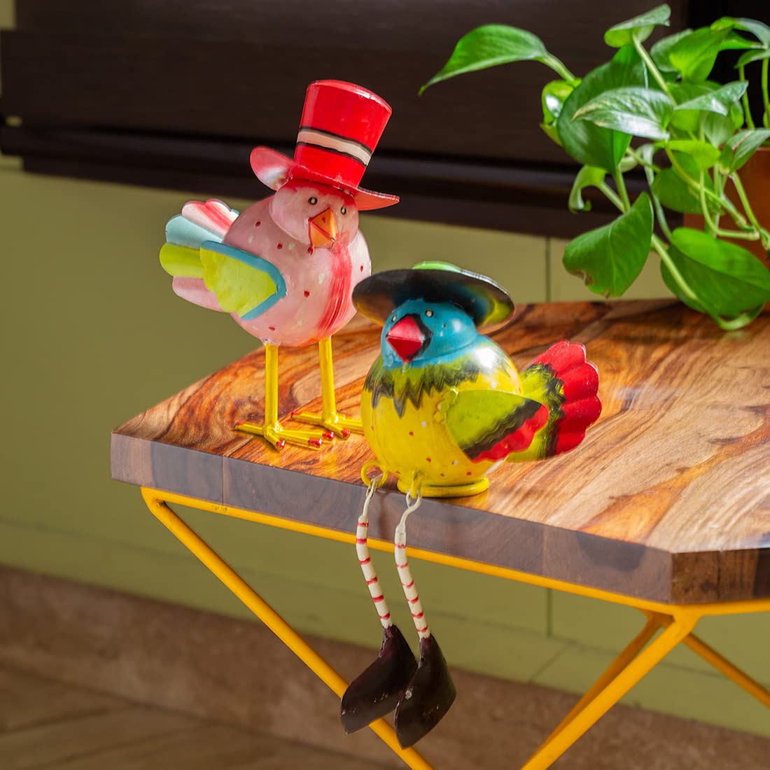 See full amazon price history chart for ExclusiveLane Mr. and Mrs. Sparrow Handpainted Garden Showpiece Items for Balcony & Garden Statues for Decoration in Metal (Set of 2, Fantasy, Pastel,Multicolor) ExclusiveLane Mr. and Mrs. Sparrow Handpainted Garden Showpiece Items for Balcony & Garden Statues for Decoration in Metal (Set of 2, Fantasy, Pastel,Multicolor) (B09GW94GKH) Amazon Price History, Amazon Price Tracker