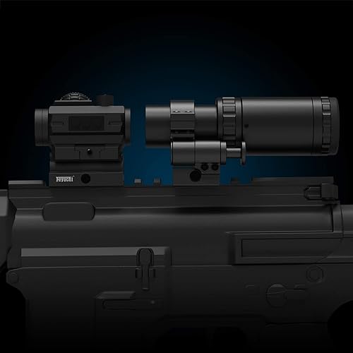 Miniatura 7 de Feyachi T15 Montaje abatible a lado 30MM para lupa de punto rojo compatible con riel Picatinny