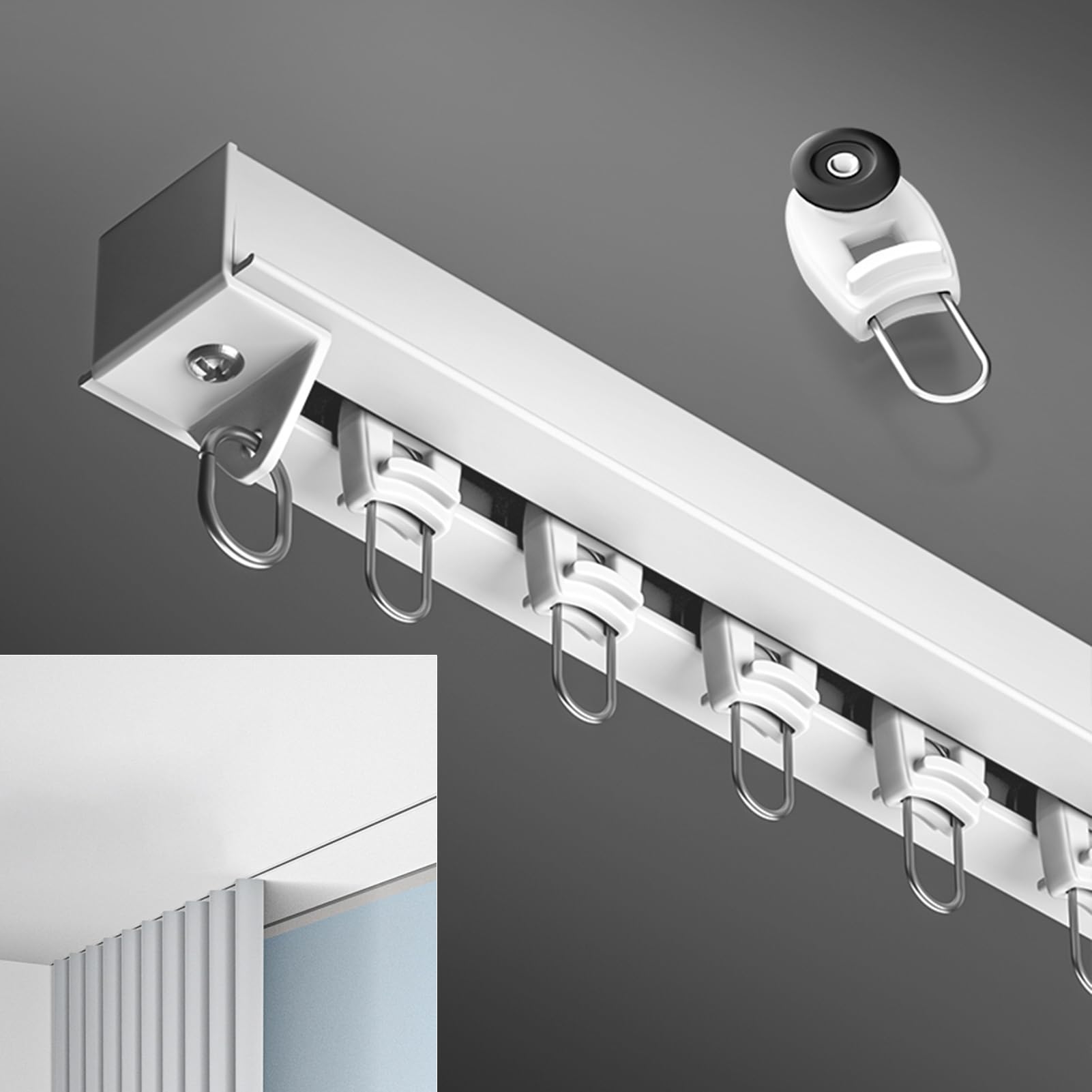 Curtain Ceiling Track Home Depot Curtain Track