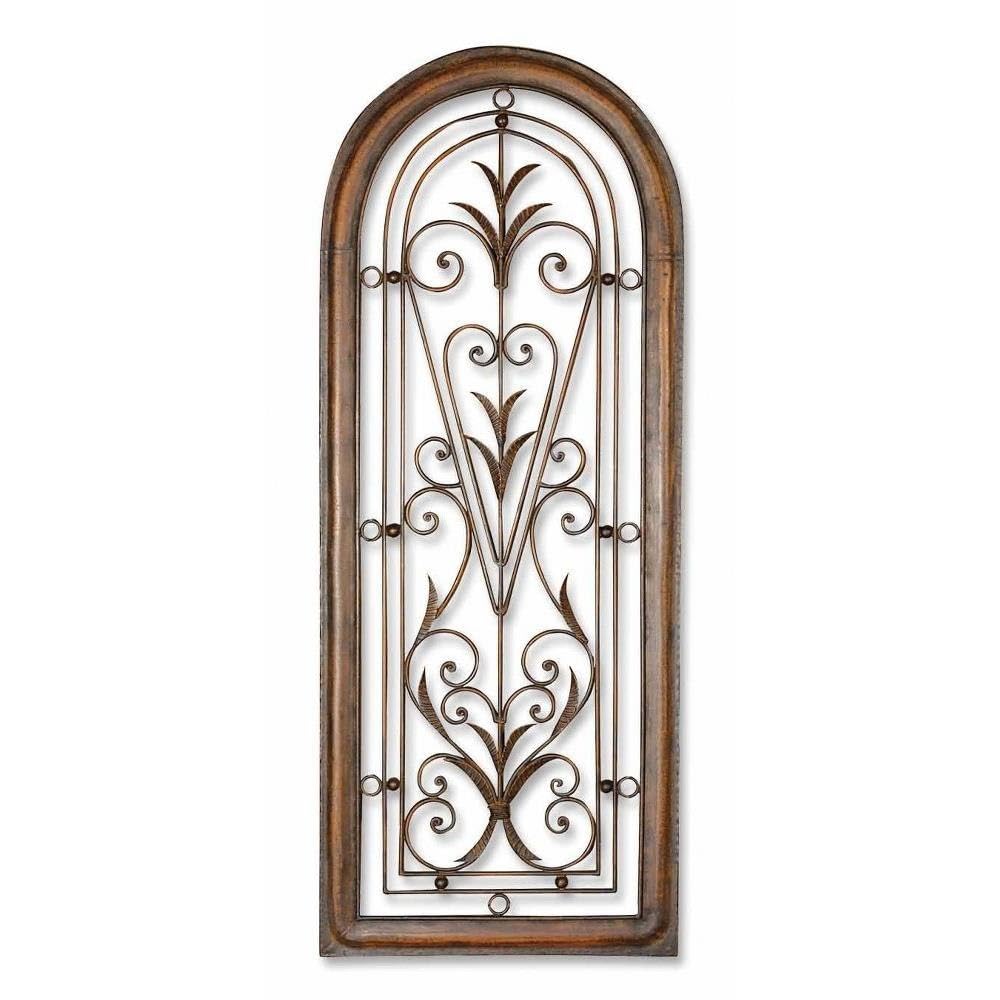 Uttermost Petite Cristy 50" High Arched Metal Wall Art
