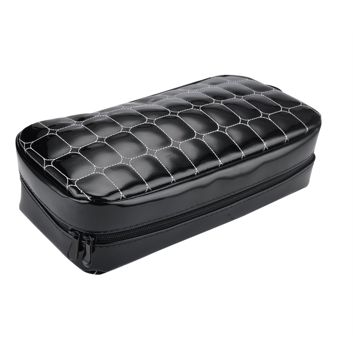 Wismart 80 Capacity Pu Leather Shell CD DVD Blu-ray Media Case Storage Holder Organizer Wallet for Car, Home, Office and Travel Carrying Protector Organizer (80-Capacity, Black)