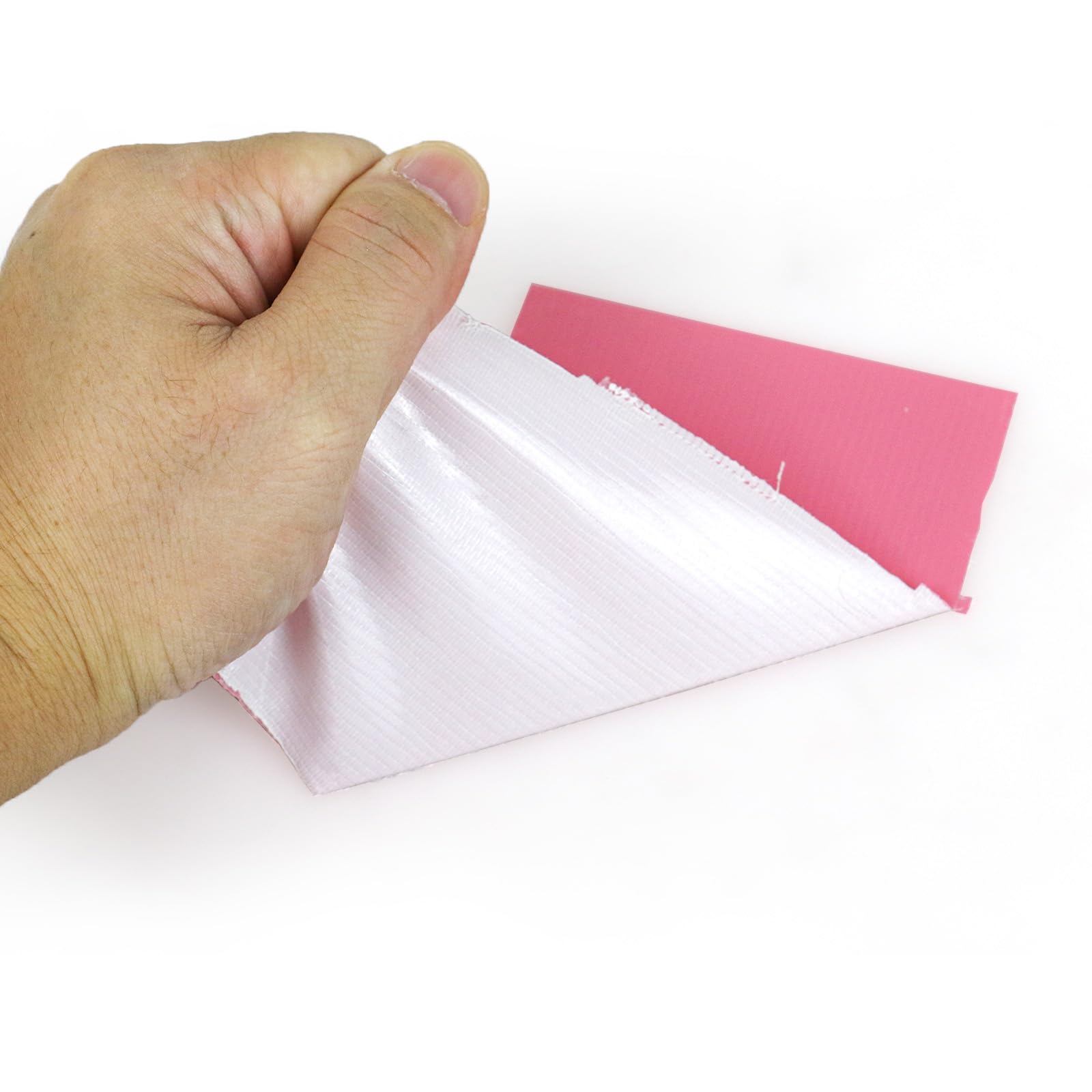BOMEI PACK Cinta adhesiva de tela rosa de 150 mm x 50 m, reforzada, resistente al agua, cinta adhesiva resistente para fijar reparaciones, manualidades, etiquetado, cajas de sellado para trabajos en