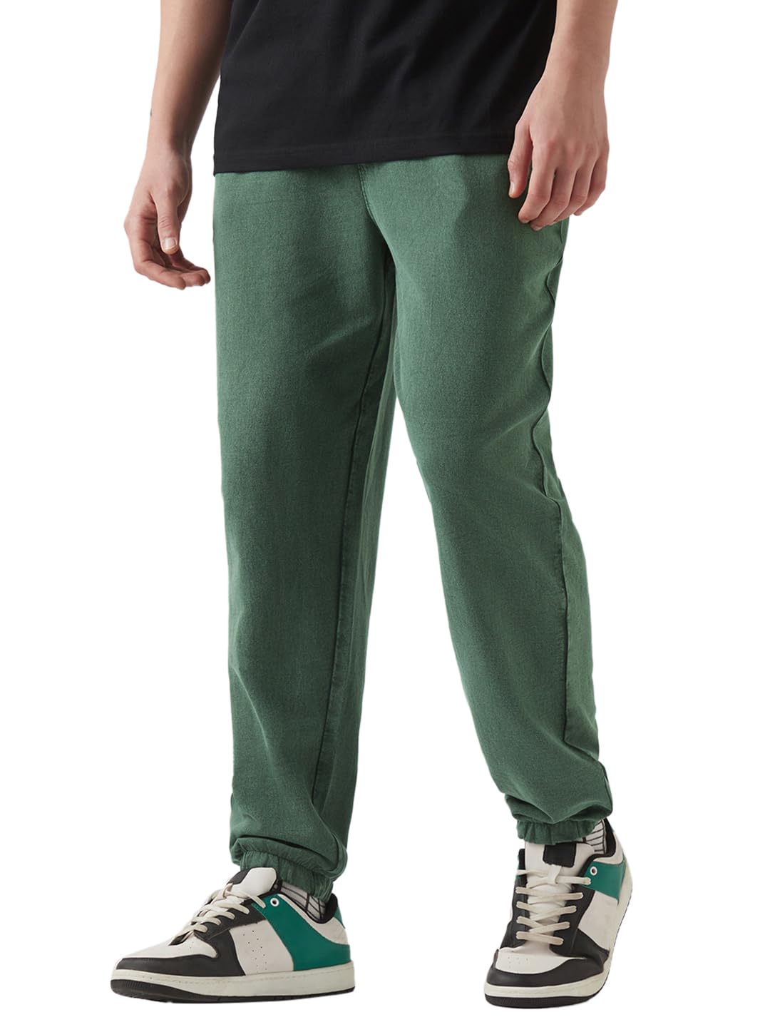 bewakoof Men's Loose Mid Rise Joggers-picture-17