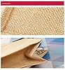 SJTJSPX Sac Cabas en Toile de Jute de Naturel Sac Fourre-tout Vintage Sac à Provisions Portable Sac à Main Réutilisable Sac Courses Multi-Usages pour Stockage Shopping Déjeuner Cadeau Plage Voyage #2