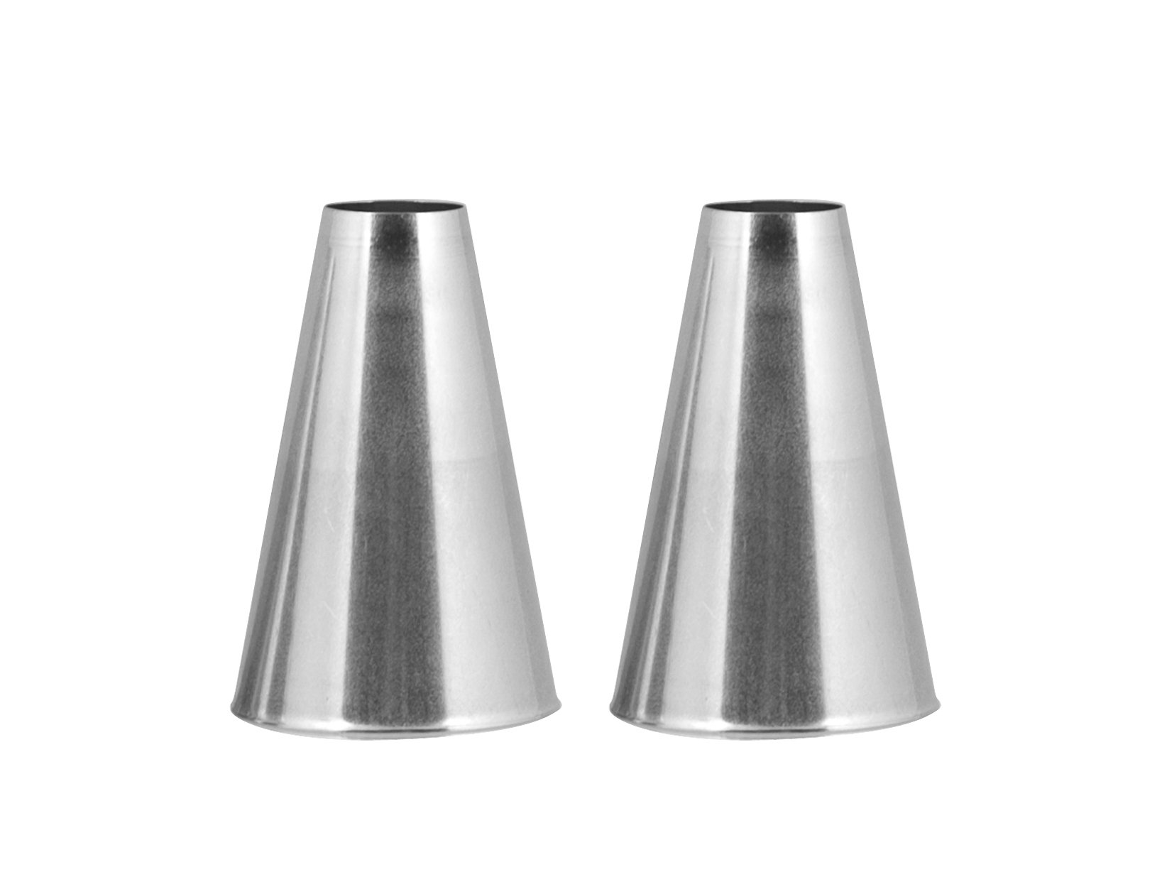 Bocchette Per Decorazione Pasticceria In Acciaio Inox - Confezione 2 Pezzi, Foro Tondo Da 14mm - Foto 9