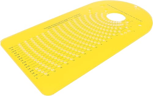 Miniatura 2 de Plantilla de corte de círculo, plantilla circular de alta precisión, plantilla de corte de plantilla de corte universal para fresado de madera,