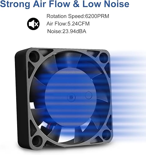 Miniatura 5 de 4 ventiladores de soplador 4010 CC 24 V doble rodamiento de bolas turbina sin escobillas ventiladores de refrigeración turbo de 1575in x 1575in x