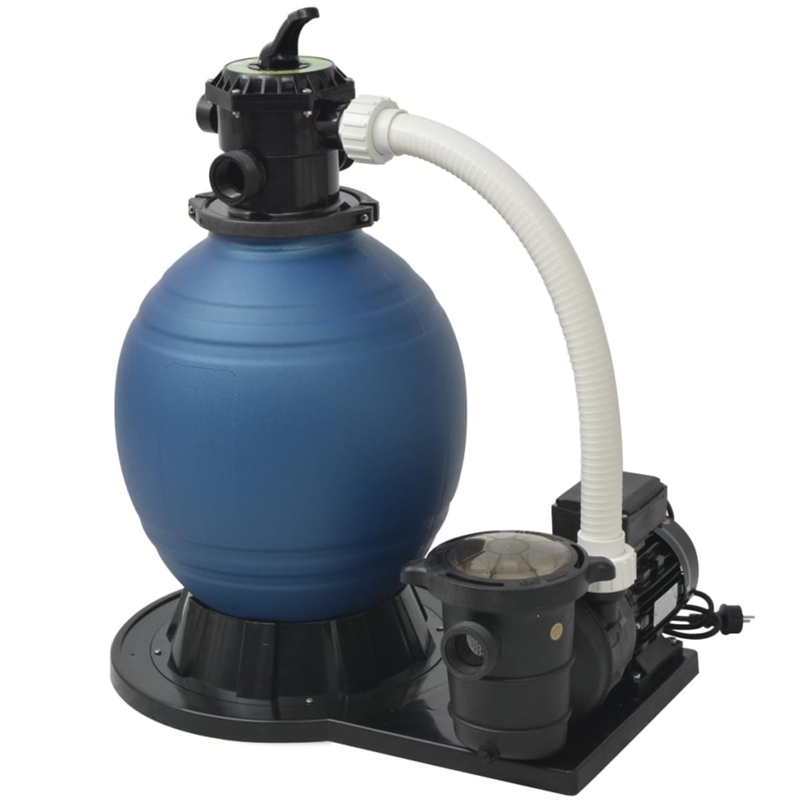 LAPOOH Pompa con Filtro a Sabbia Piscina XL 1000 W 16800 L/h Filtraggio Acqua