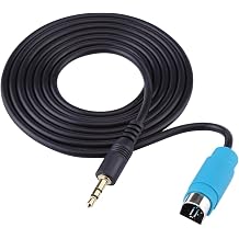 Audio AUX Input Cable Fullspeed To Mini Jack Adapter Car Accessories Replacement Fit for Alpine CDA CDE IVA