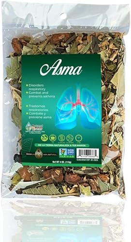 Asma HerbalTea 4 oz-113g. Bronquios, AsmaAsthma, Alivio Respiratorio Natural