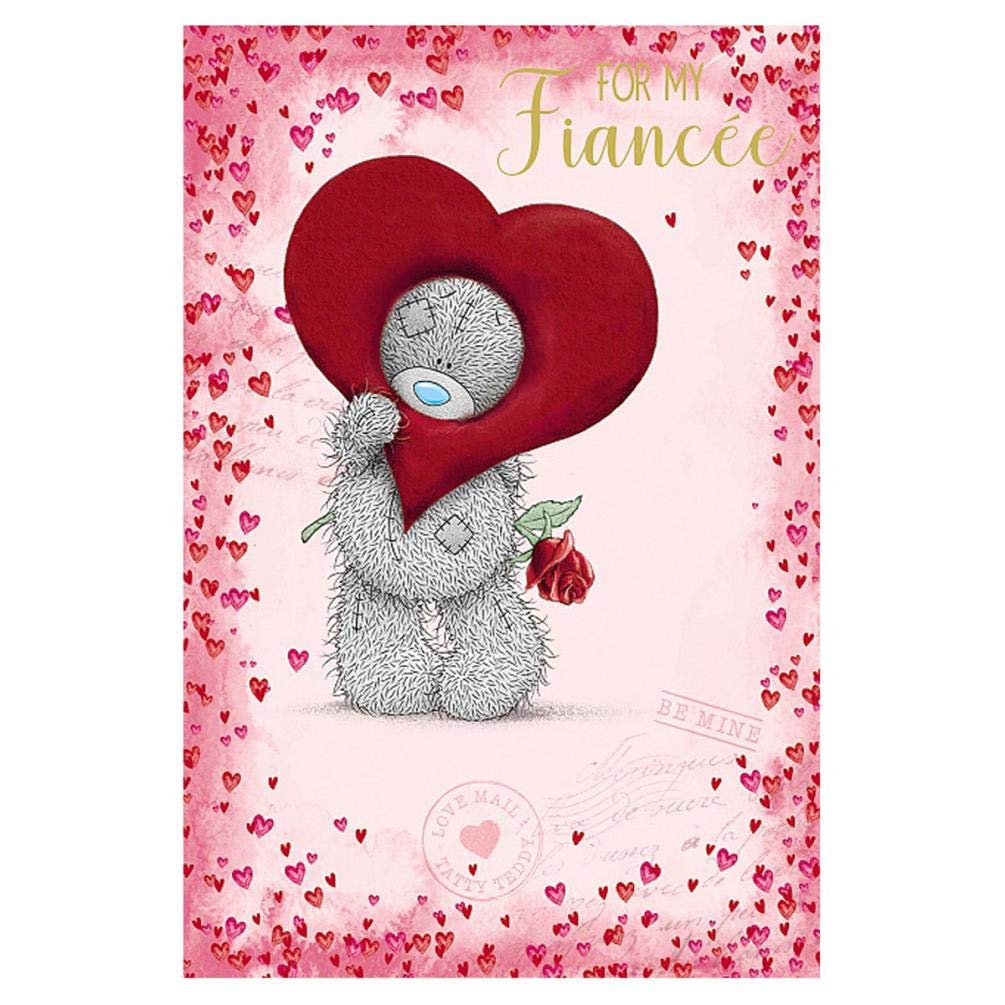 Fiancee Me to You Bear Valentines Day Card