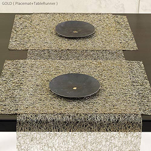 Amazon｜chilewich チルウィッチ テーブルランナー METALLIC